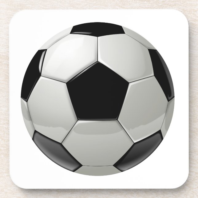Football Soccer Ball Coaster (Front)