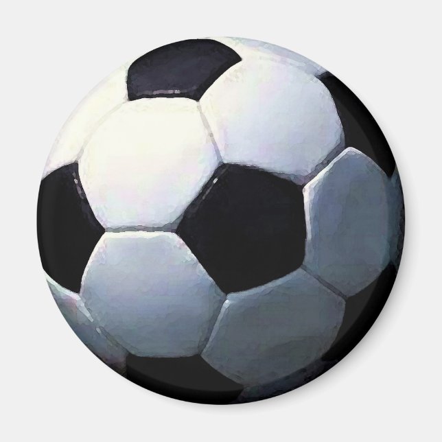 Football - Soccer Ball Magnet (Front)