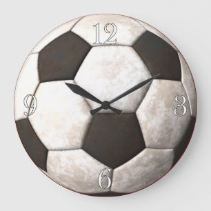 Football Soccer Ball Sports-lover's Clock