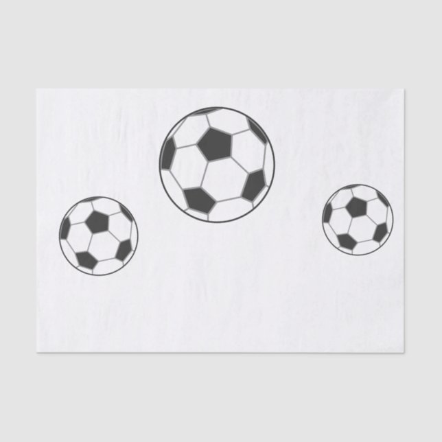 Football/Soccer Ball Tissue Paper (Front)