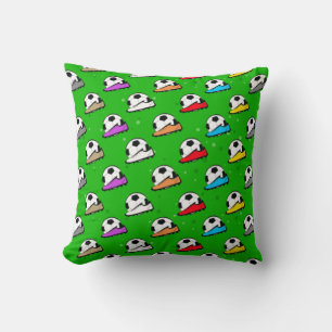 Football / Soccer - Balls & Boots Seamless Pattern Cushion