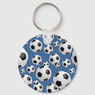 Football Soccer Balls Keychain
