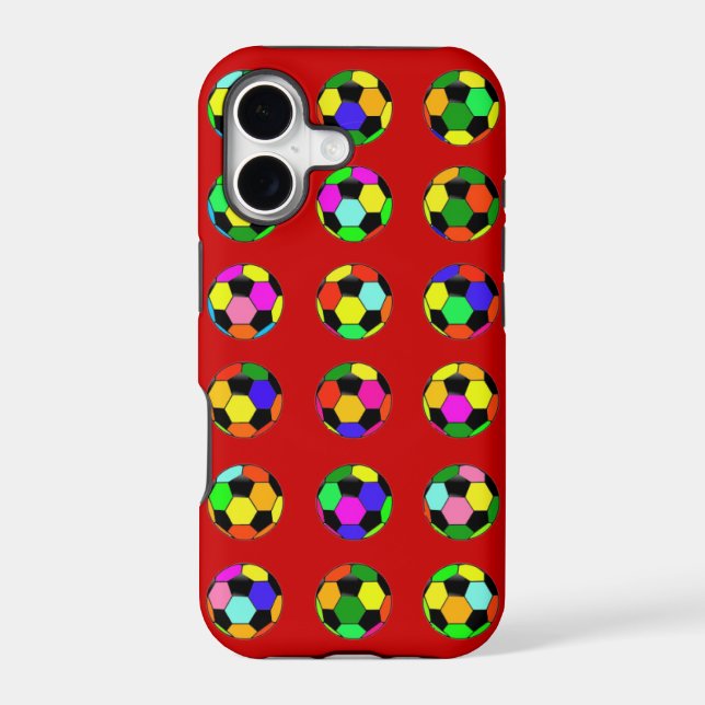 football - soccer balls pattern (Back)
