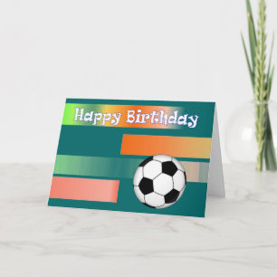 Football Soccer birthday Card