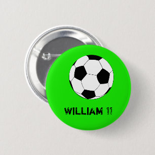 Football & Soccer Fans & Player name 6 Cm Round Badge