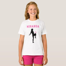 Football Soccer Girls Personalised Team Player