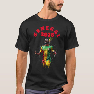 Football Soccer Goal Celebration Senegal Flag 2026 T-Shirt