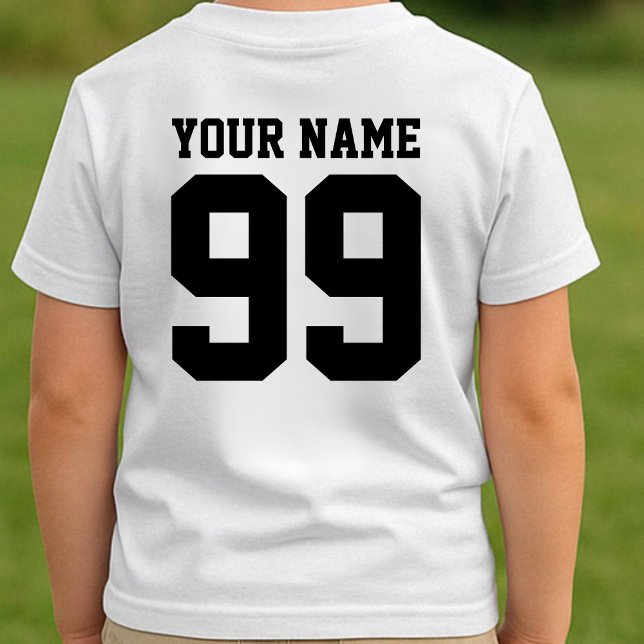 Football Soccer Name Number Boys Girls Kids Custom T-Shirt (Creator Uploaded)