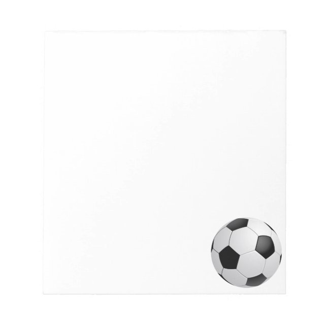 Football Soccer Notepad (Front)