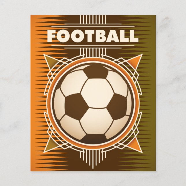 Football Soccer Sport Ball Flyer (Front)