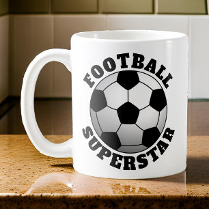 Football Soccer Superstar Sport Coffee Mug
