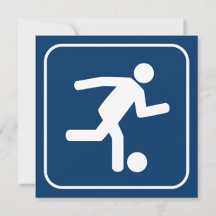 Football Soccer Symbol Invitation