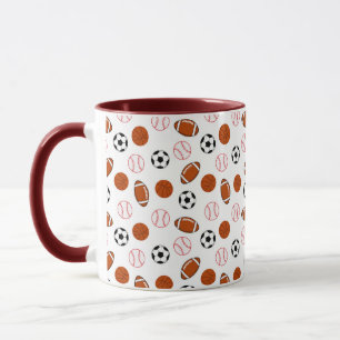 Football Sport Pattern  Mug