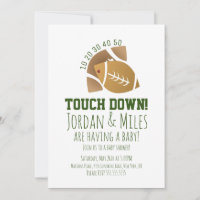 Football Sport TouchDown Tailgating Baby Shower