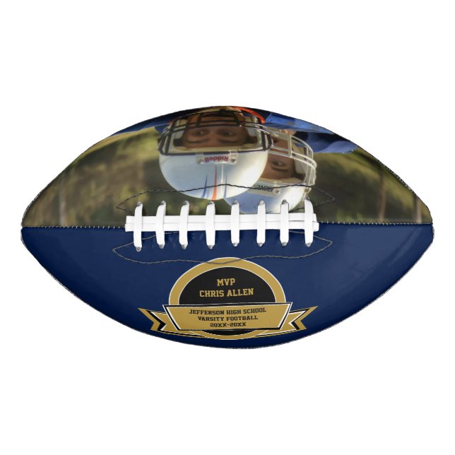 Football Sports Award With Your Own Photo (Front)