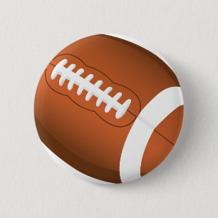 Football Sports Ball Team Game Playing Stars Coach 6 Cm Round Badge