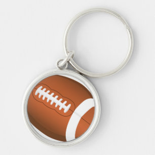 Football Sports Ball Team Game Playing Stars Coach Key Ring
