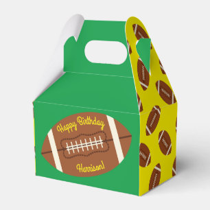Football Sports Birthday Party Favour Box