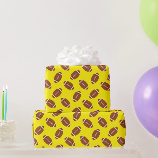 Football Sports Birthday Party Wrapping Paper (Party Gifts)