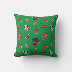 Football Sports Equipment with Food Pattern Cushion