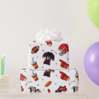 Football Sports Equipment with Food Pattern