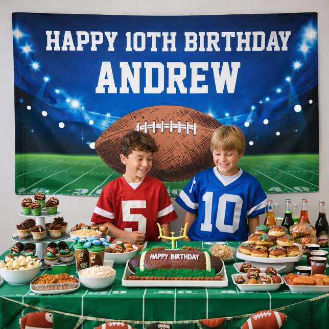 Football Sports Happy Birthday Banner (Creator Uploaded)