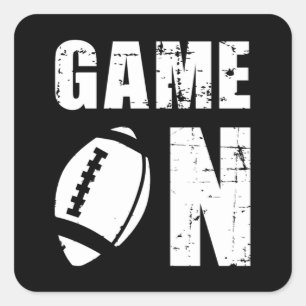 Football Sports Team Game American Funny Gift Idea Square Sticker