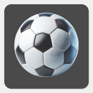 Football square sticker