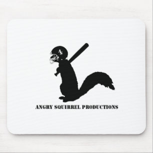Football Squirrel Mouse Pad