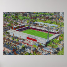 Football Stadium Art - Brentford, London