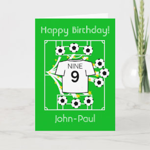 Football Star (All White) Card