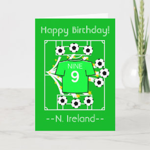 Football Star (Green - Northern Ireland) Card