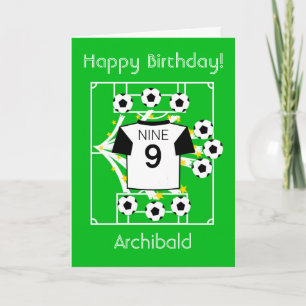 Football Star (White & Black Sleeves) Card