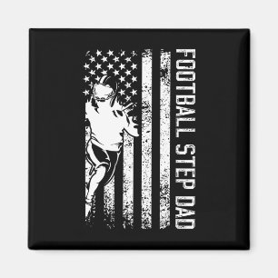 Football Step-dad Of A Football Player Stepfather Magnet