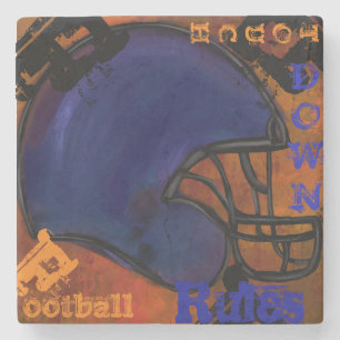 FOOTBALL STONE COASTER