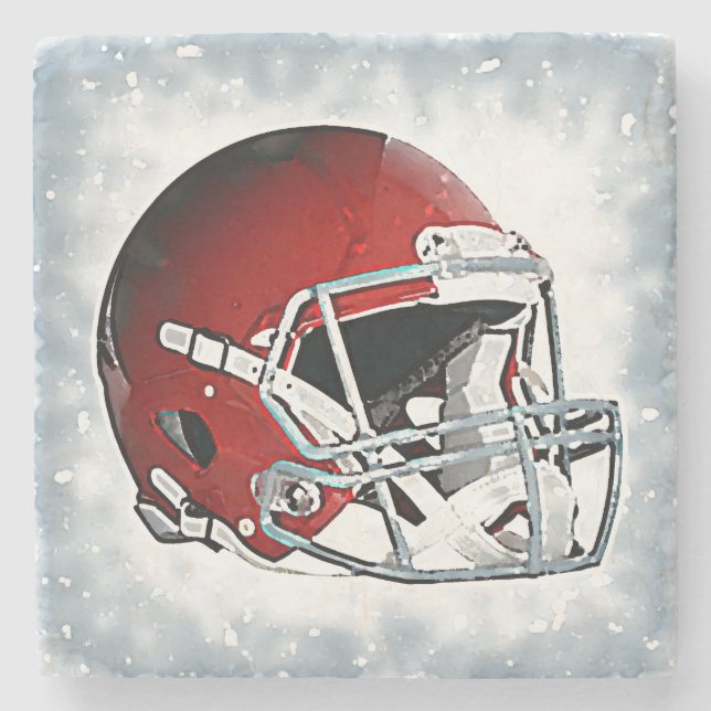 Football Stone Coaster (Front)