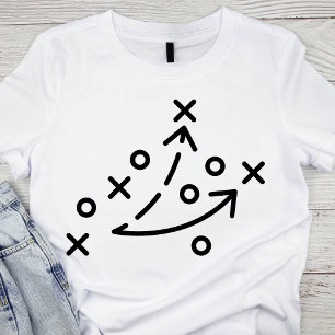 Football Strategy Playbook T-Shirt