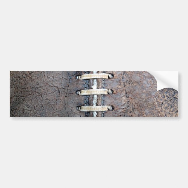 Football Strings vertical Bumper Sticker (Front)