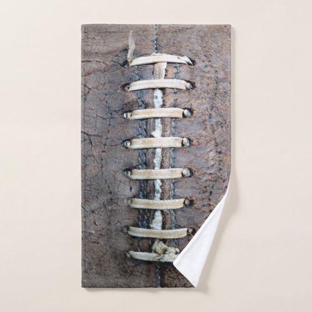 Football Strings Vertical Hand Towel (Hand Towel)