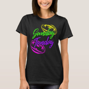 Football Sunday Fun Day Game Mother's day Girl Foo T-Shirt