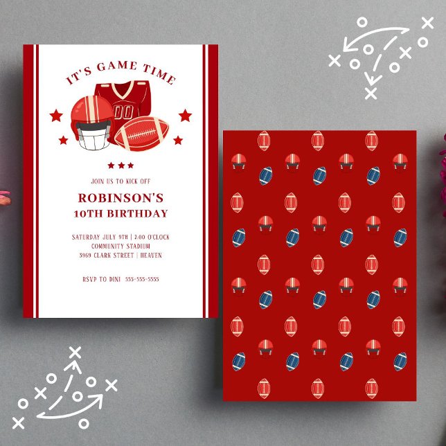 Football Tailgating Birthday Party Invitation (Creator Uploaded)