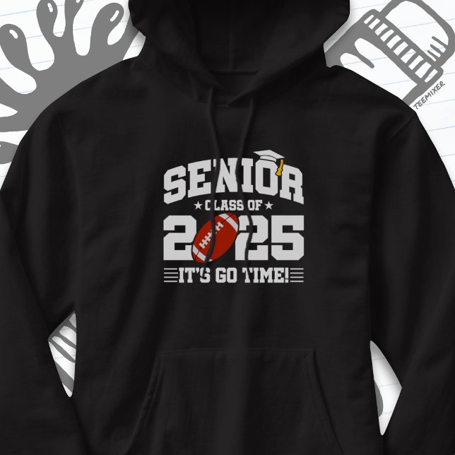 Football Team Class of 2025 Graduation Senior 2025 Hoodie (Creator Uploaded)