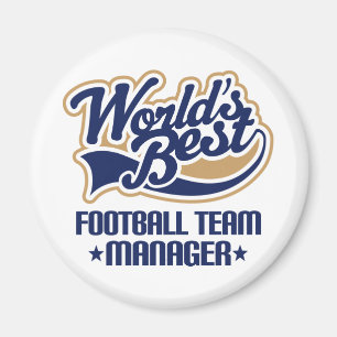 Football Team Manager Gift Magnet