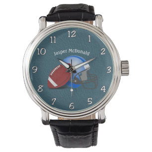 Football Textured Background photo personalise Wat Watch