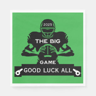 Football The Big Game TV Watch Party Napkin