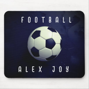 Football theme based Custumized Name  Mouse Pad