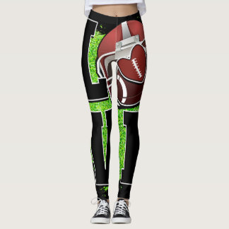 Football Theme Leggings