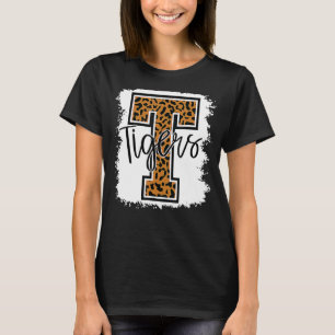 Football Tigers School Sports Fan Team Spirit T-Shirt