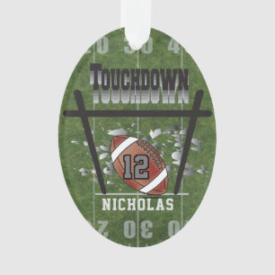 Football Touchdown Ornament