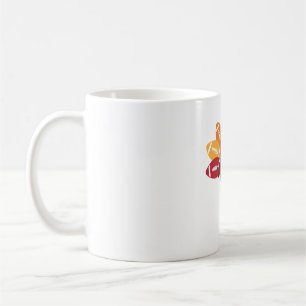 Football Turkey Funny Thanksgiving Oversized T-Shi Coffee Mug